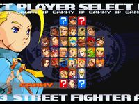 une photo d'Ã©cran de Street Fighter Alpha 3 sur Sony Playstation